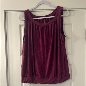 Ann Taylor Loft Women's Burgundy Tank Top size L